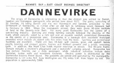 01-dannvirke-history.jpg - A brief history of Dannevirke as written up in the Hawkes Bay - East Coast Business Directory 1958- 1959
