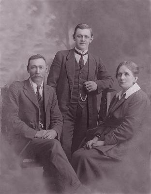 38-Picture-117.jpg - L to R Charles PYE RIN 4229, Richard Charles PYE RIN 4273 known as Charlie, Teresa PYE 4339 nee THORPE