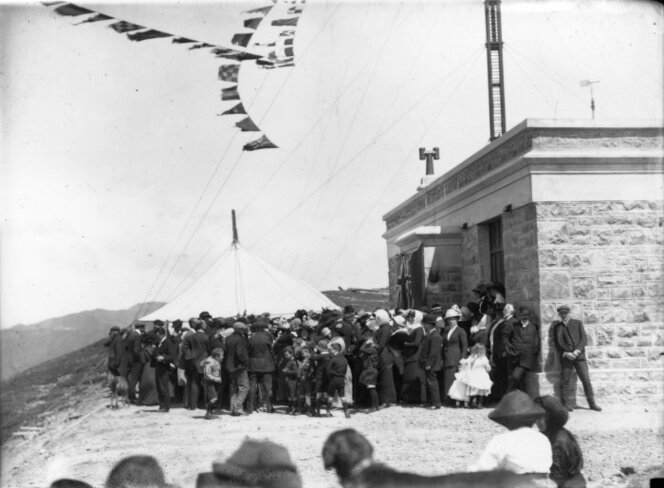 Radio Telegraph Station, Tinakori Hill, Wellington 1912