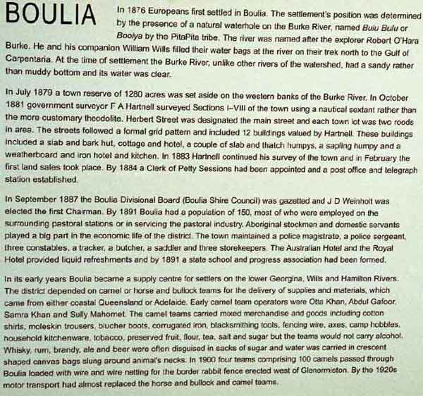 Boulia History